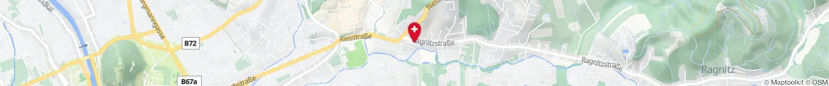 Kartendarstellung des Standorts für Casa Medica Apotheke in 8047 Graz